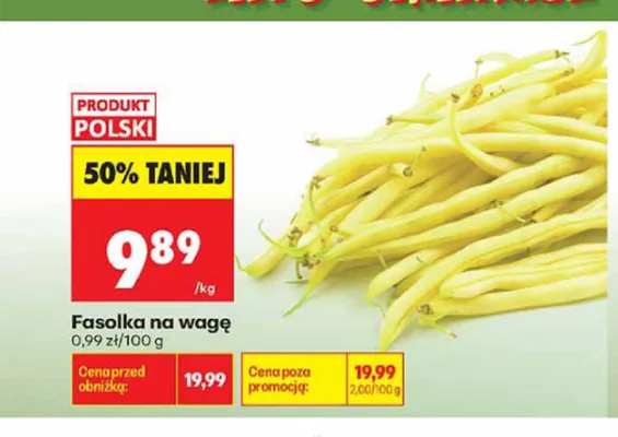 Fasolka na wagę promocja w Biedronka
