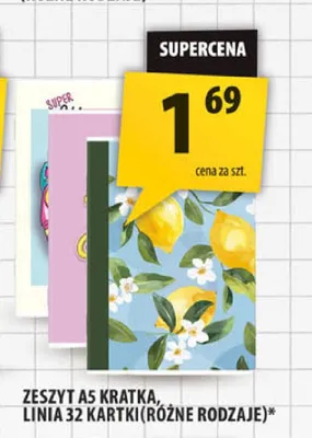 Zeszyt A5 linia 32 kartki promocja w Arhelan