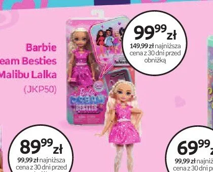 Lalka Barbie Dream Besties Malibu promocja w Empik