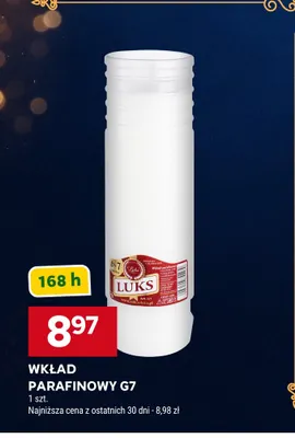 Wkład parafinowy G7 Luks promocja w Stokrotka