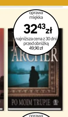 Książka Po moim trupie Jeffrey Archer promocja w Empik