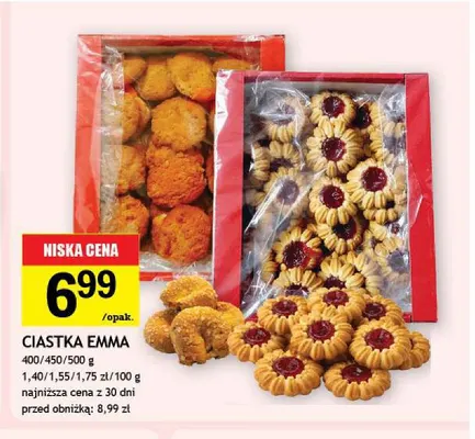 Ciastka Emma promocja w Gram Market