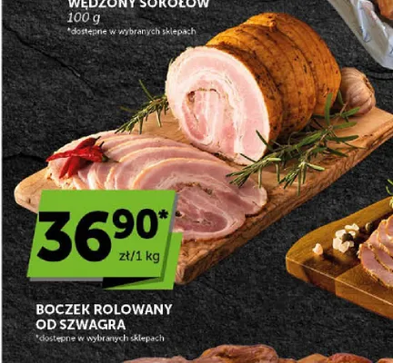 Boczek rolowany Od Szwagra promocja w Groszek