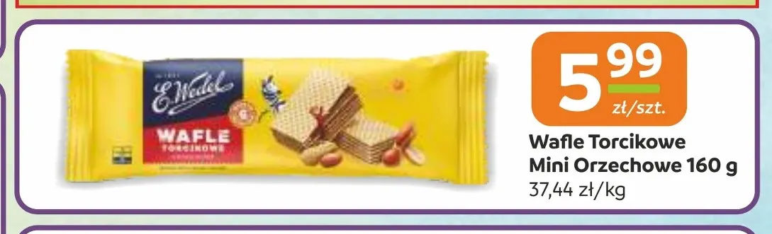 Wafle Torcikowe Mini orzechowe E.Wedel promocja w Gama