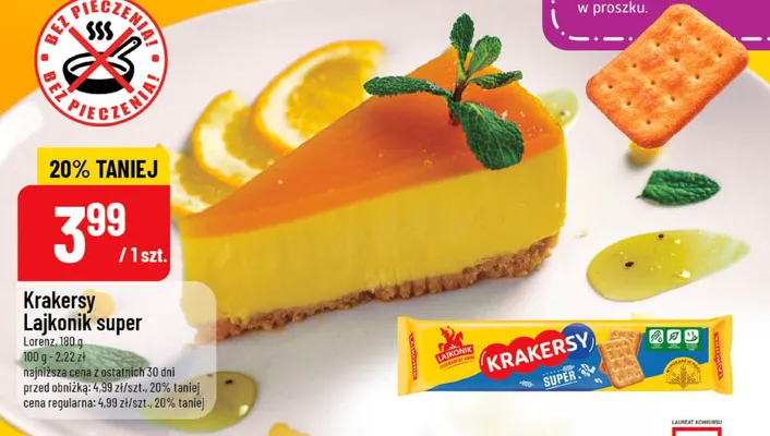 Krakersy super promocja w POLOmarket