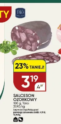 Salceson Ozorkowy Tako promocja w Chata Polska