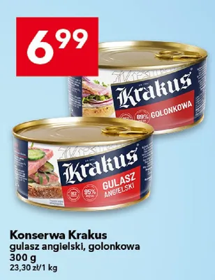 Konserwa Krakus gulasz angielski promocja w LEWIATAN
