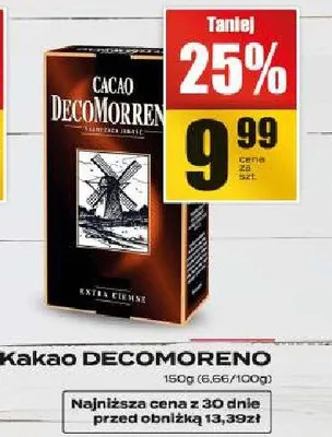 Kakao Decomoreno promocja w Supeco