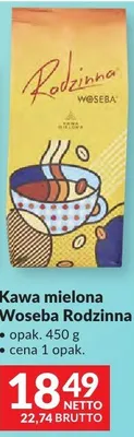 Kawa mielona Woseba Rodzinna promocja w Makro