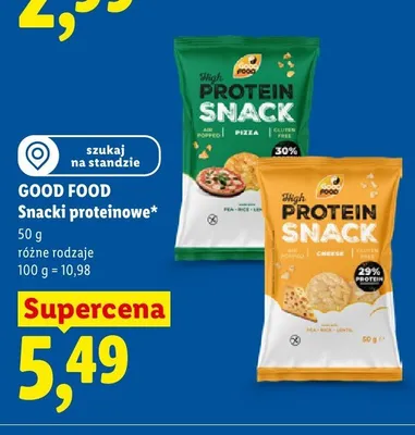 Snacki proteinowe Good Food Pizza promocja w Lidl