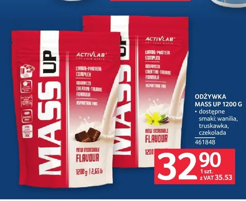 Odżywka Activlab Mass Up wanilia promocja w Selgros