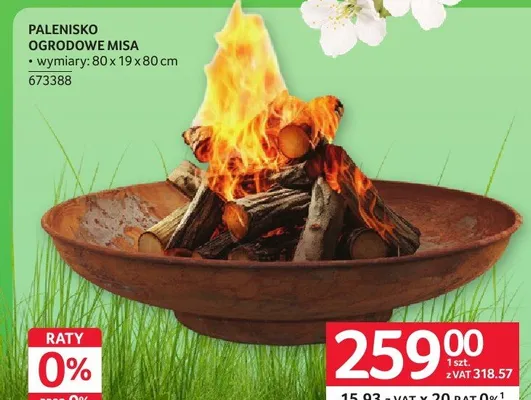 Palenisko ogrodowe misa promocja w Selgros