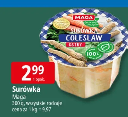 Surówka coleslaw promocja w Leclerc