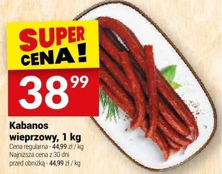 Kabanos wieprzowy Białecki promocja w Twój Market