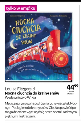 Książka Nocna ciuchcia do krainy snów Wilga promocja w Empik