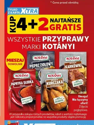 Papryka słodka mielona Kotányi promocja w Kaufland