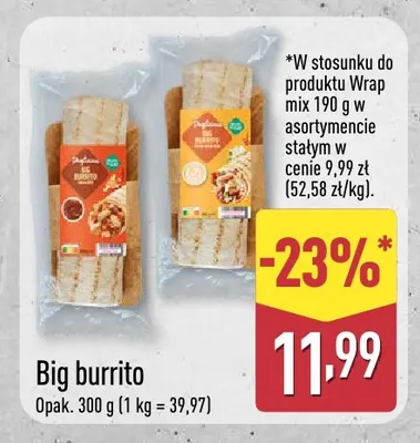 Big burrito promocja w Aldi