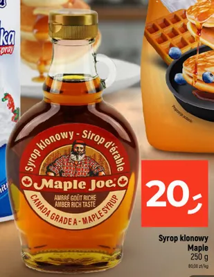 Syrop klonowy Maple Joe promocja w Dealz