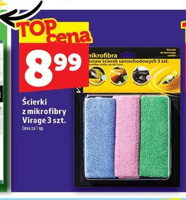 Ścierki z mikrofibry Virage 3 szt. promocja w TOPAZ