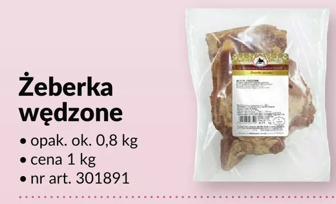 Żeberka wędzone promocja w Makro
