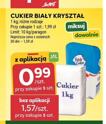 Cukier biały kryształ promocja w Stokrotka
