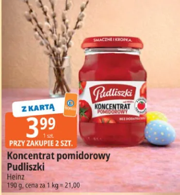 Koncentrat pomidorowy promocja w Leclerc