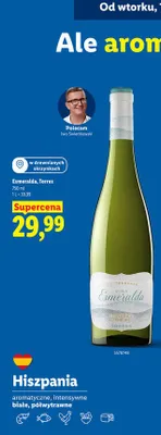 Wino Esmeralda promocja w Lidl