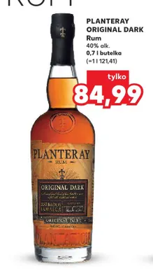 Rum Planteray Original Dark promocja w Kaufland