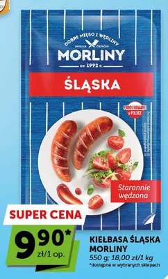 Kiełbasa śląska Morliny promocja w Groszek