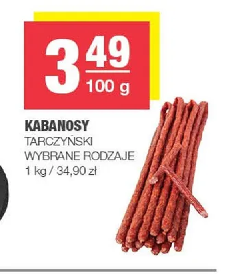 Kabanosy Tarczyński promocja w SPAR