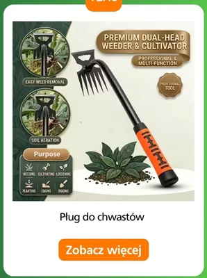 Pług do chwastów promocja w Temu