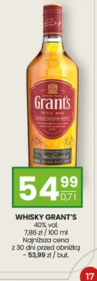 Whisky Grant's promocja w Twój Market