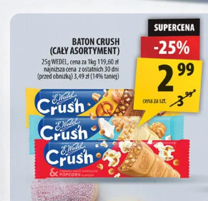 Baton Crush E.Wedel promocja w Arhelan
