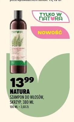 Szampon do włosów Natura Skrzyp promocja w Drogerie Natura