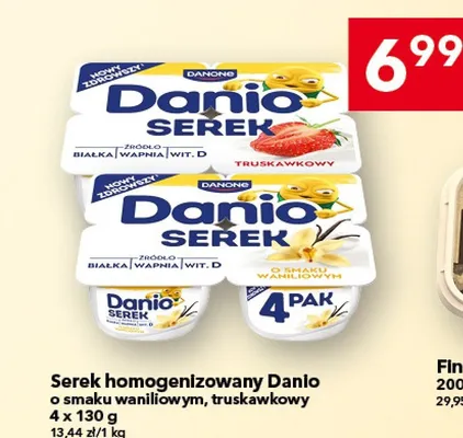 Serek homogenizowany o smaku waniliowym promocja w LEWIATAN