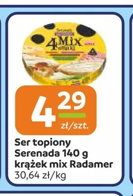 Ser topiony Serenada krążek mix Radamer promocja w Społem Częstochowa