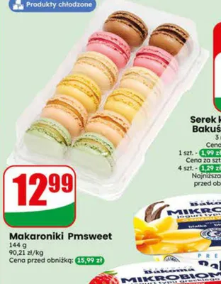 Makaroniki Pmsweet promocja w Dino