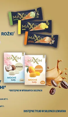 Rożki Maxim pistacja promocja w LEWIATAN