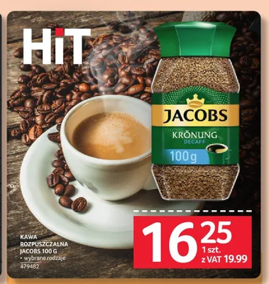 Kawa rozpuszczalna Jacobs Krönung Decaff promocja w Selgros
