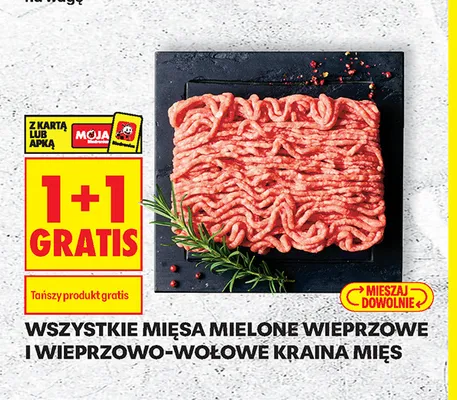 Mięso mielone wieprzowe Kraina Mięs promocja w Biedronka