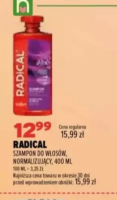 Szampon do włosów normalizujący Radical promocja w Drogerie Natura