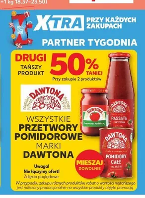 Przetwory pomidorowe marki Dawtona promocja w Kaufland