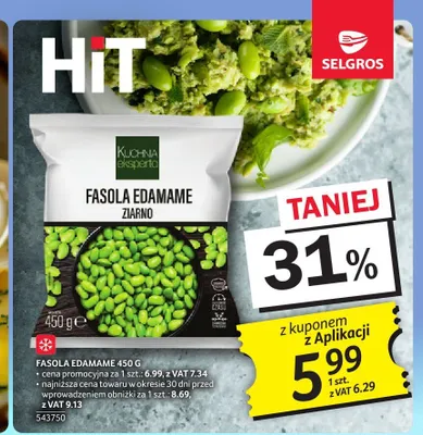 Fasola Edamame ziarno Kuchnia Eksperta promocja w Selgros