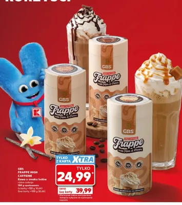 Kawa rozpuszczalna GBS Frappe High Caffeine o smaku lodów czekoladowych promocja w Kaufland