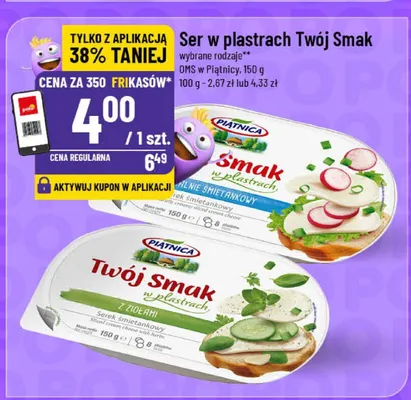 Ser w plastrach twój smak promocja w POLOmarket