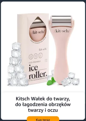 Wałek do twarzy Kitsch do łagodzenia obrzęków twarzy i oczu promocja w Amazon
