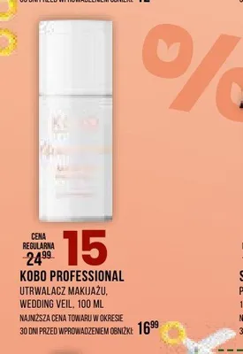 Utrwalacz makijażu Kobo Professional Wedding Veil promocja w Drogerie Natura