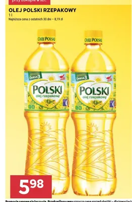 Olej rzepakowy Polski promocja w Stokrotka
