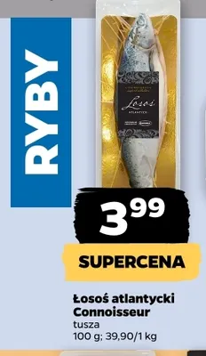 Łosoś atlantycki tusza Connoisseur promocja w Netto