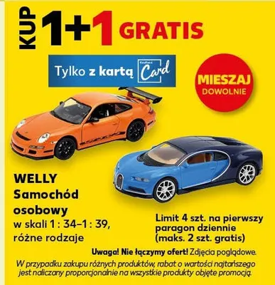 Samochód osobowy w skali 1:39 promocja w Kaufland